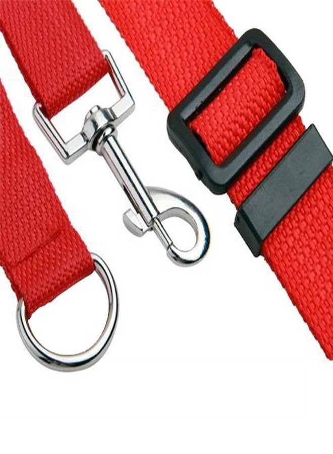 Nema NM Nema Nylon Adjustable Training Dog Leash - Red - Medium - Image 2